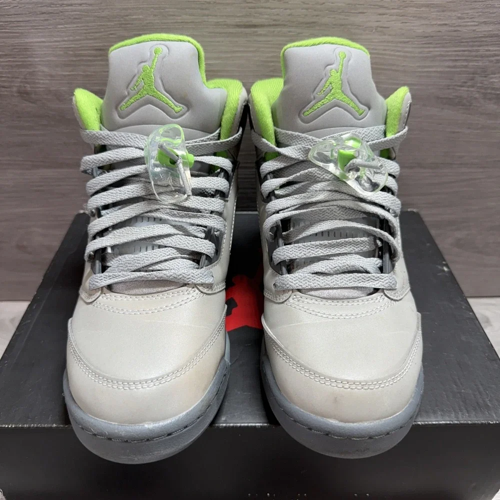 Size 7 (GS) - Jordan 5 Retro 2022 Mid Green Bean W/ OG Box DQ3734-003